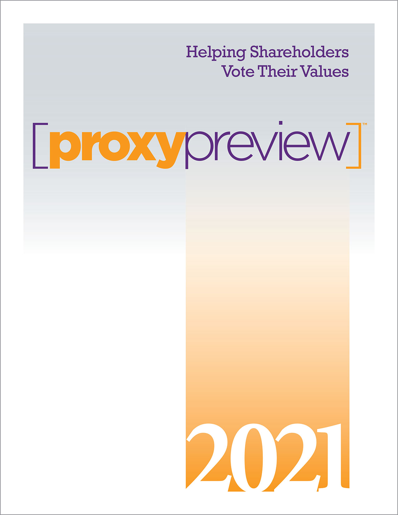 Proxy Preview 2021 Report Cover